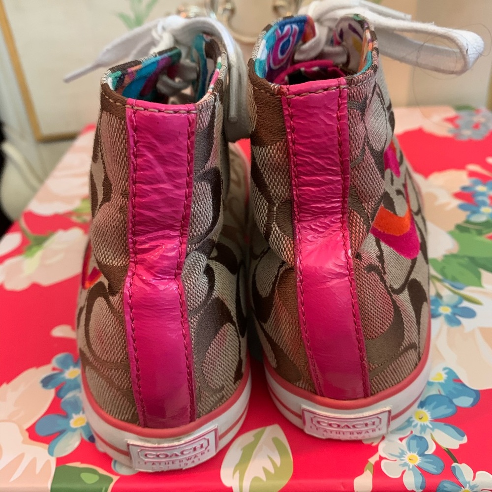 ❌SOLD❌ Coach Birch Fashion Sneakers High Rise - Picture 4 of 7